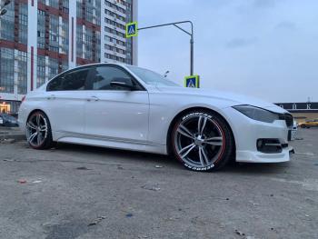 12 949 р. Юбка переднего бампера (Sport,Luxury, SE) INMAX BMW 3 серия F30 седан дорестайлинг (2012-2015) (Неокрашенный)  с доставкой в г. Керчь. Увеличить фотографию 9