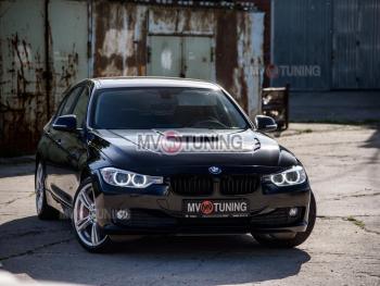 47 899 р. Капот с жабрами MV-Tuning BMW 3 серия F30 седан дорестайлинг (2012-2015) (Неокрашенный)  с доставкой в г. Керчь. Увеличить фотографию 2