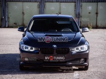 47 899 р. Капот с жабрами MV-Tuning BMW 3 серия F30 седан дорестайлинг (2012-2015) (Неокрашенный)  с доставкой в г. Керчь. Увеличить фотографию 3