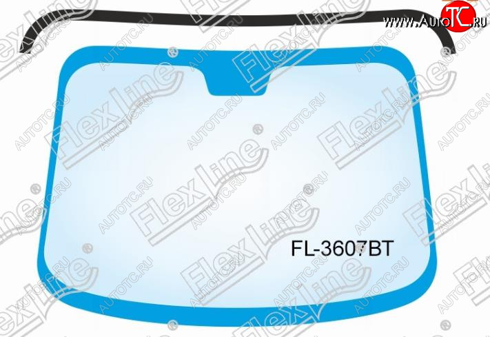 499 р. Молдинг лобового стекла FlexLine BMW 3 серия F30 седан дорестайлинг (2012-2015)  с доставкой в г. Керчь