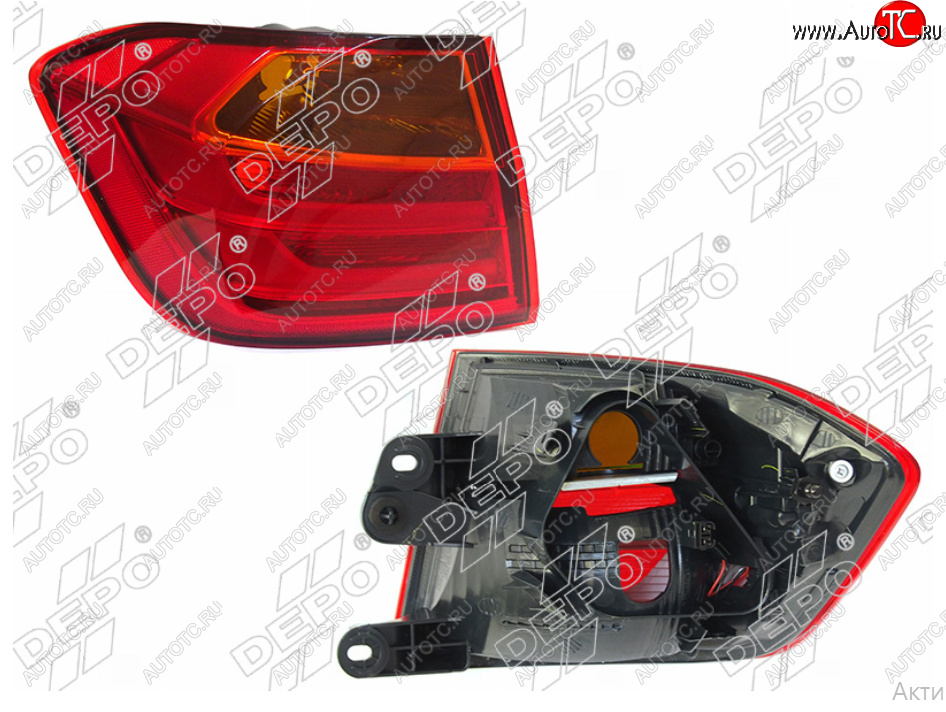 10 849 р. Левый фонарь задний (LED) DEPO  BMW 3 серия  F30 (2012-2015) седан дорестайлинг  с доставкой в г. Керчь