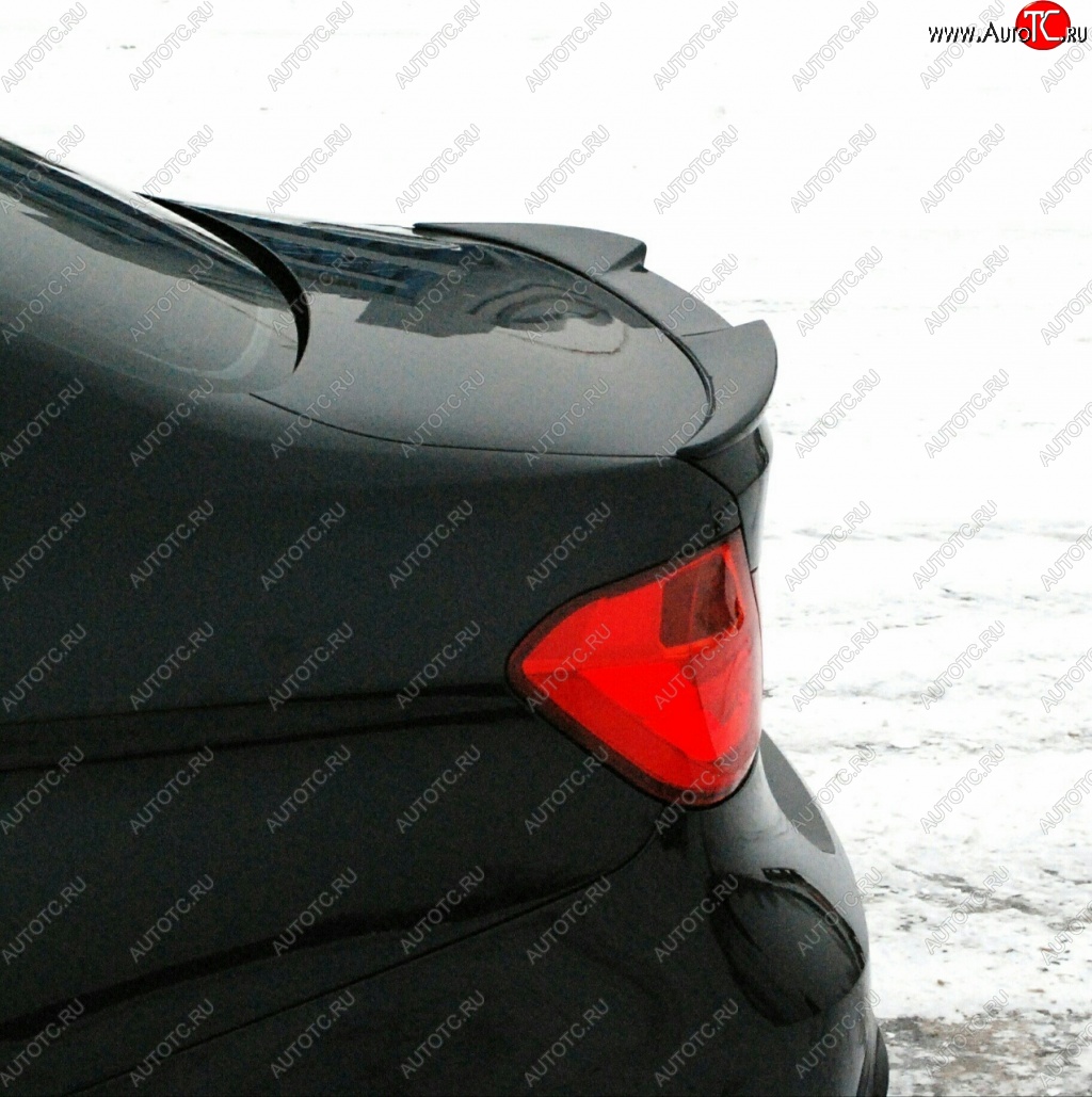 8 239 р. Лип спойлер BS v2 BMW 3 серия F30 седан рестайлинг (2015-2018) (Неокрашенный)  с доставкой в г. Керчь