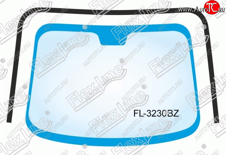 2 599 р. Молдинг лобового стекла FlexLine  BMW X1  E84 (2009-2015)  с доставкой в г. Керчь