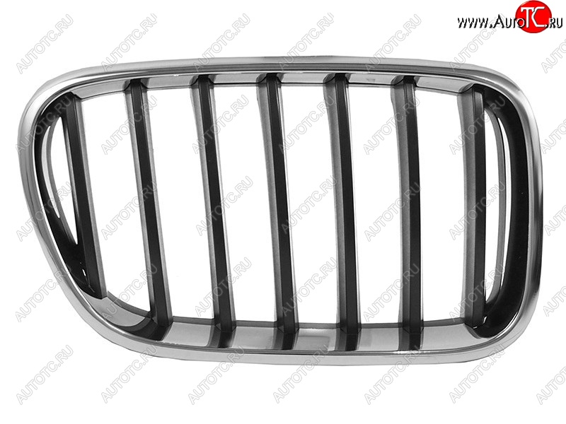 1 599 р. Правая решетка радиатора SAT (черная с хромом) BMW X3 F25 дорестайлинг (2010-2014)  с доставкой в г. Керчь