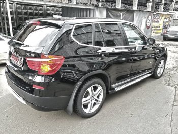 13 549 р. Подножки боковые WINBO OE Style BMW X3 F25 рестайлинг (2014-2017)  с доставкой в г. Керчь. Увеличить фотографию 3