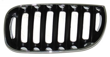 Левая решетка радиатора SAT (черная с хромом) BMW X3  E83 (2003-2009)