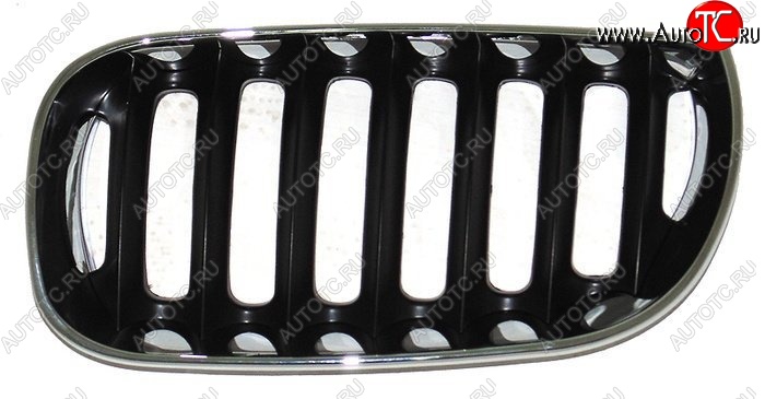 1 459 р. Левая решетка радиатора SAT (черная с хромом)  BMW X3  E83 (2003-2009) (Неокрашенная)  с доставкой в г. Керчь