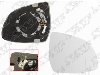 Правое полотно зеркала SAT (асферическое, с обогревом) BMW X3 F25 дорестайлинг (2010-2014)