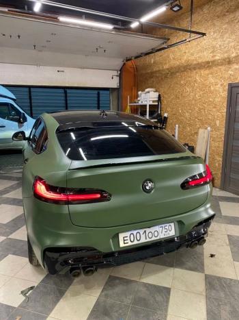 6 749 р. Лип спойлер в стиле X4M  BMW X4  G02 (2018-2021) дорестайлинг (без окраски)  с доставкой в г. Керчь. Увеличить фотографию 3