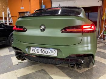 6 749 р. Лип спойлер в стиле X4M  BMW X4  G02 (2018-2021) дорестайлинг (без окраски)  с доставкой в г. Керчь. Увеличить фотографию 4