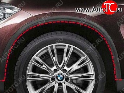 39 699 р. Накладки на колёсные арки CT BMW X5 F15 (2013-2018) (Неокрашенные)  с доставкой в г. Керчь