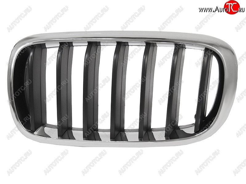 2 299 р. Левая решетка радиатора SAT (черная с хромом)  BMW X5  F15 (2013-2018)  с доставкой в г. Керчь