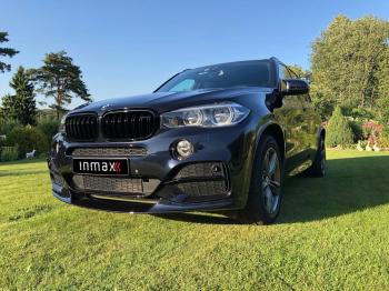 17 999 р. Сплиттер переднего бампера M-Performance BMW X5 F15 (2013-2018) (цвет: черный глянец)  с доставкой в г. Керчь. Увеличить фотографию 7