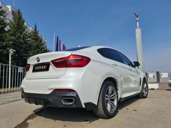14 899 р. Пластиковые накладки под пороги М-Perfomance BMW X6 F16 (2014-2020) (цвет: черный глянец)  с доставкой в г. Керчь. Увеличить фотографию 3
