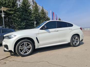 14 899 р. Пластиковые накладки под пороги М-Perfomance BMW X6 F16 (2014-2020) (цвет: черный глянец)  с доставкой в г. Керчь. Увеличить фотографию 4