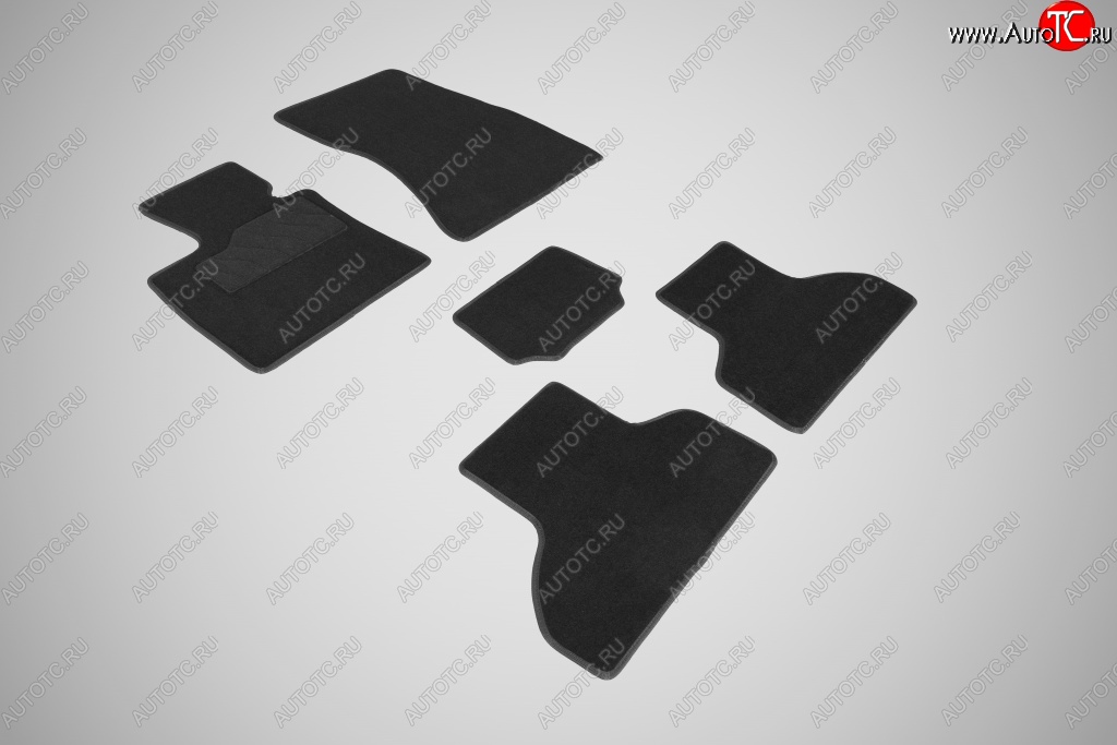 3 399 р. Износостойкие коврики в салон SeiNtex Premium LUX 4 шт. (ворсовые) BMW X5 F15 (2013-2018)  с доставкой в г. Керчь