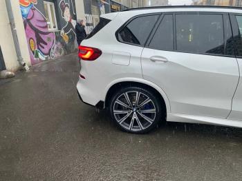 23 499 р. Диффузор заднего бампера М-Perfomance с элеронами  BMW X5  G05 (2018-2022) Inmax (цвет: черный глянец)  с доставкой в г. Керчь. Увеличить фотографию 3
