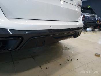 23 499 р. Диффузор заднего бампера М-Perfomance с элеронами  BMW X5  G05 (2018-2022) Inmax (цвет: черный глянец)  с доставкой в г. Керчь. Увеличить фотографию 4