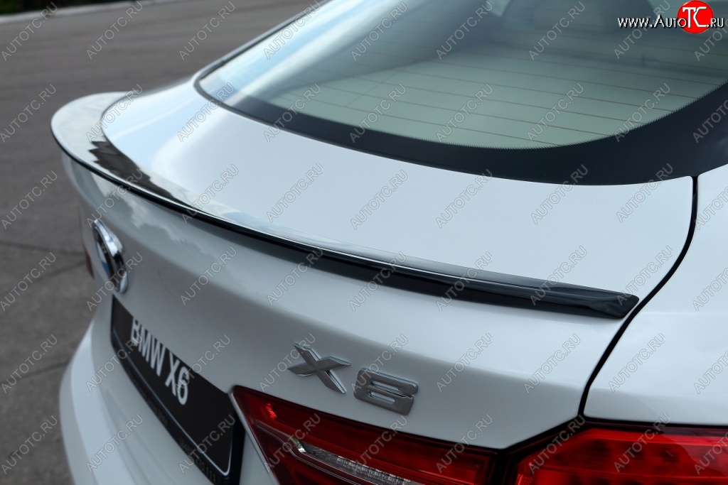 11 199 р. Лип спойлер BS  BMW X6  F16 (2014-2020) (Неокрашенный)  с доставкой в г. Керчь