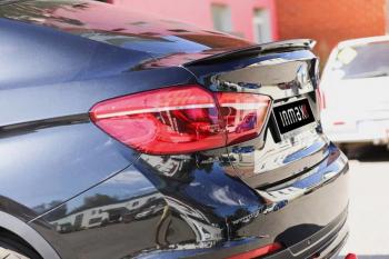 Лип спойлер M-Performance BMW X6  F16 (2014-2020) (цвет: черный глянец)