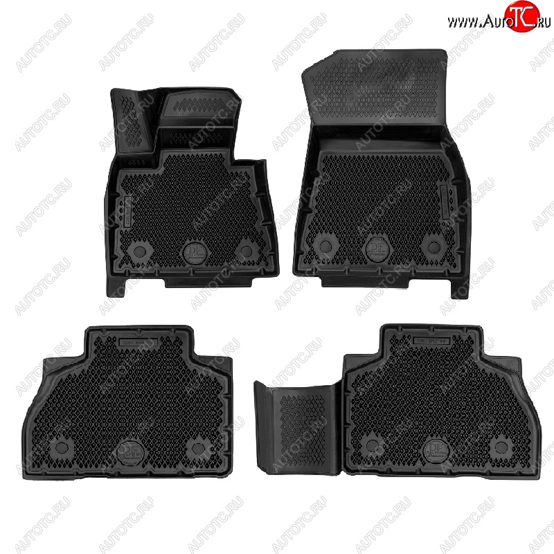 6 599 р. Коврики салона DELFORM ❞EVA 3D Premium❝ (термоэластопласт/ТЭП) BMW X7 G07 (2018-2022)  с доставкой в г. Керчь
