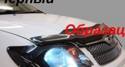 2 079 р. Дефлектор капота CA Plastic (черный) BYD F3 седан (2005-2014) (Classic черный, Без надписи)  с доставкой в г. Керчь. Увеличить фотографию 4