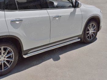 19 999 р. Защита порогов из круглой трубы d63 мм SLITKOFF v1  Brilliance V5 (2012-2018)  с доставкой в г. Керчь. Увеличить фотографию 3