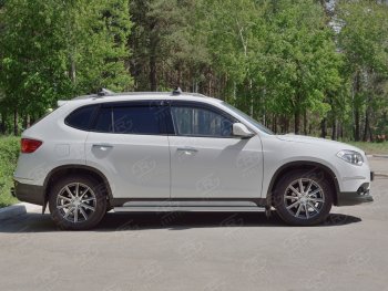 19 999 р. Защита порогов из круглой трубы d63 мм SLITKOFF v3  Brilliance V5 (2012-2018)  с доставкой в г. Керчь. Увеличить фотографию 3