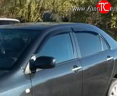 999 р. Комплект дефлекторов окон (ветровиков) 4 шт. Russtal BYD F3 хэтчбек (2005-2014)  с доставкой в г. Керчь