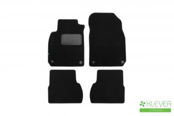 Текстильные коврики салона Klever Premium (АКПП) Cadillac Bls  седан (2006-2011) (Цвет: черный)