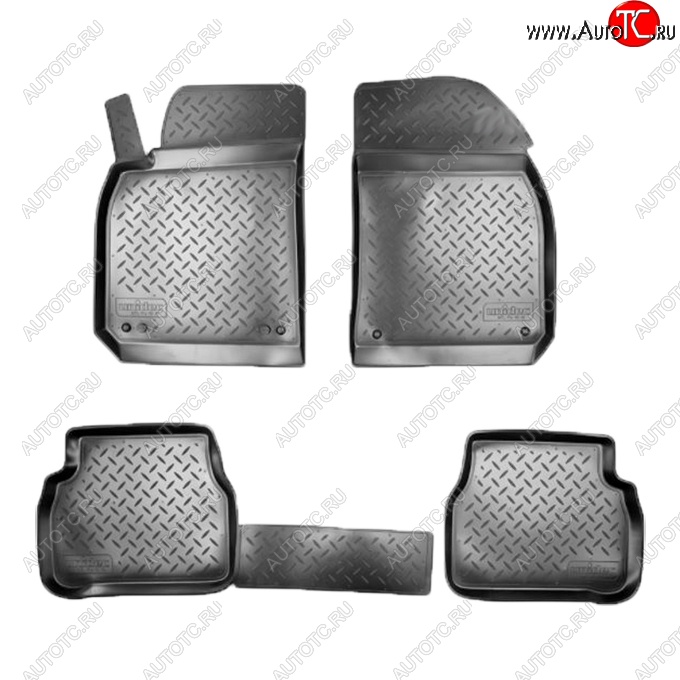 2 989 р. Коврики салонные для Cadillac BLS (2006-2009)  Cadillac Bls  седан (2006-2011) (Черные)  с доставкой в г. Керчь
