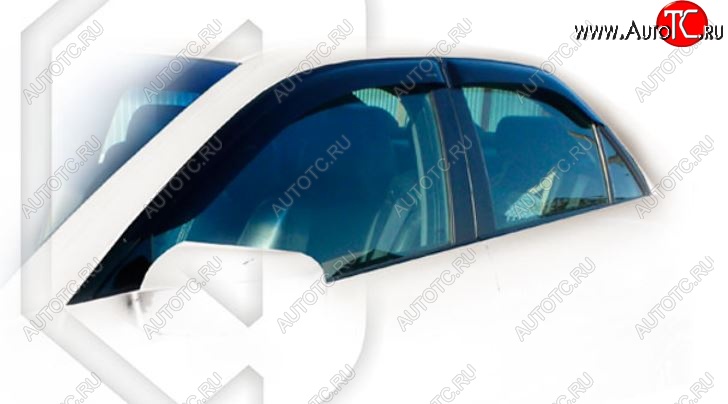1 999 р. Дефлектора окон CA-Plastiс  Cadillac CTS  седан (2007-2013) (Classic полупрозрачный)  с доставкой в г. Керчь