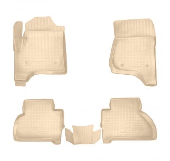 Коврики салона Norplast Unidec (5 мест) Cadillac Escalade  GMTK2 джип 5 дв. (2015-2020), Chevrolet Tahoe  K2UC (2014-2021) (Цвет: бежевый)