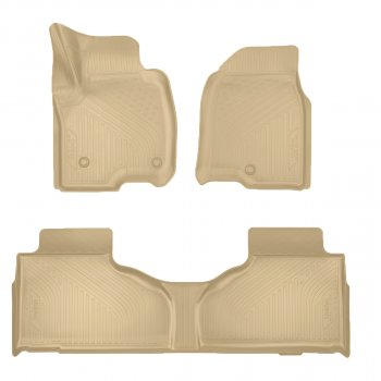 Коврики салона Norplast Unidec Cadillac Escalade  GMT 1XX (2020-2022)   (бежевые)