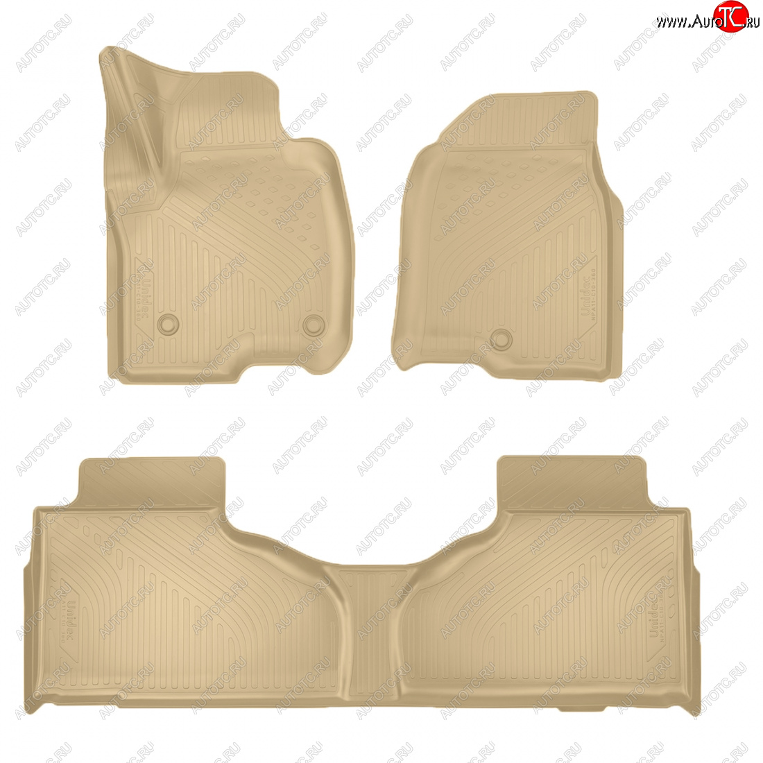 4 099 р. Коврики салона Norplast Unidec  Cadillac Escalade  GMT 1XX (2020-2022)   (бежевые)  с доставкой в г. Керчь