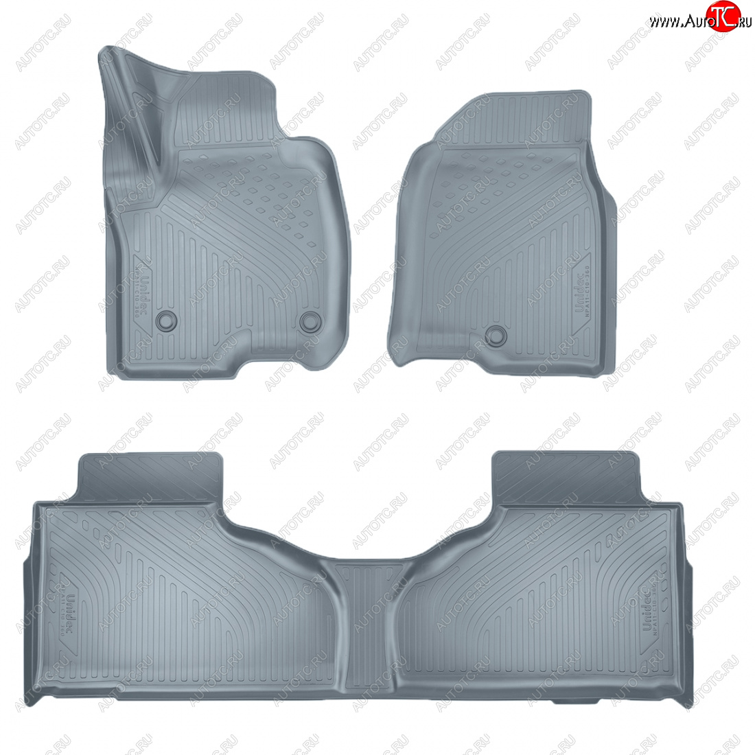 4 099 р. Коврики салона Norplast Unidec  Cadillac Escalade  GMT 1XX (2020-2022)   (серые)  с доставкой в г. Керчь