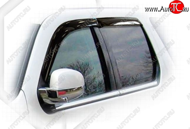 2 199 р. Дефлектора окон CA-Plastiс Cadillac Escalade GMT926 джип 5 дв. короткая база (2006-2014) (Classic полупрозрачный, Без хром.молдинга)  с доставкой в г. Керчь