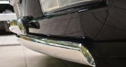 19 999 р. Защита переднего бампера (2 трубыØ75х42 мм, нержавейка) Russtal Cadillac Escalade GMT926 джип 5 дв. короткая база (2006-2014)  с доставкой в г. Керчь. Увеличить фотографию 3