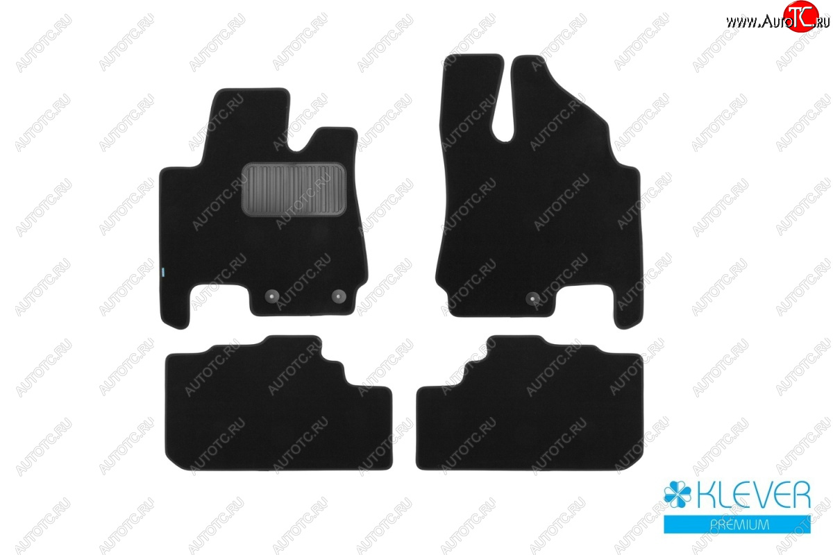 9 549 р. Текстильные коврики салона Klever Premium (АКПП) Cadillac SRX дорестайлинг (2010-2012) (Цвет: черный)  с доставкой в г. Керчь