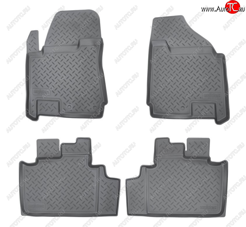 3 589 р. Комплект ковриков в салон Norplast Unidec  Cadillac SRX (2010-2012) дорестайлинг (Цвет: черный)  с доставкой в г. Керчь