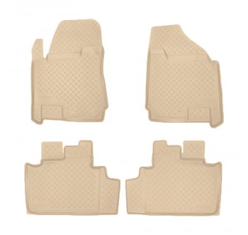 Коврики салона Norplast Unidec Cadillac SRX (2010-2012) дорестайлинг (Цвет: бежевый)