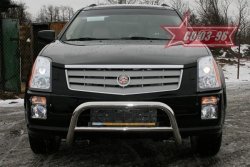 18 629 р. Решётка передняя мини d 60 низкая Cadillac SRX (2004-2009)  с доставкой в г. Керчь. Увеличить фотографию 2