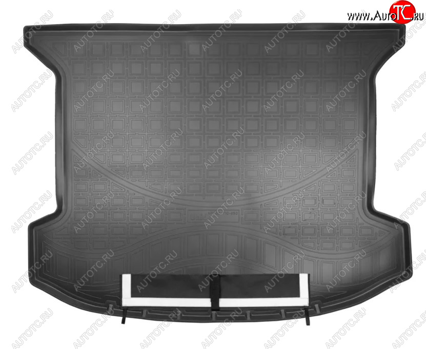 3 499 р. Коврик багажника Norplast Unidec  Cadillac XT5 (2016-2020) дорестайлинг (Цвет: черный, с фартуком)  с доставкой в г. Керчь