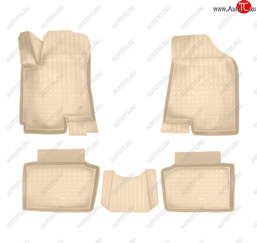 2 759 р. Коврики салона Norplast Unidec  Changan CS35 (2012-2021) (Цвет: бежевый)  с доставкой в г. Керчь