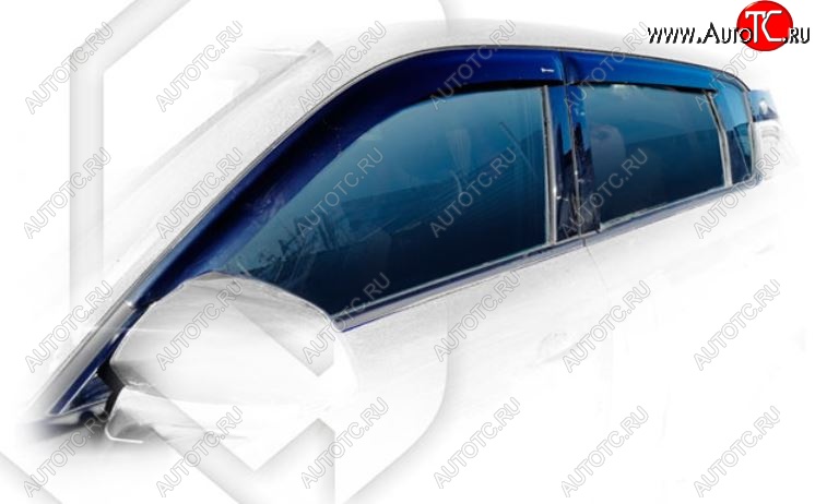 2 199 р. Дефлектора окон CA-Plastic Changan CS35 Plus дорестайлинг (2018-2022) (Classic полупрозрачный, Без хром.молдинга)  с доставкой в г. Керчь