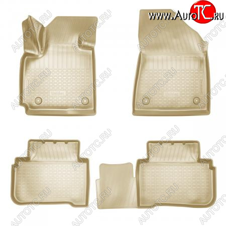 2 599 р. Коврики салона Unidec  Changan CS55 Plus (2021-2025) (Бежевые)  с доставкой в г. Керчь