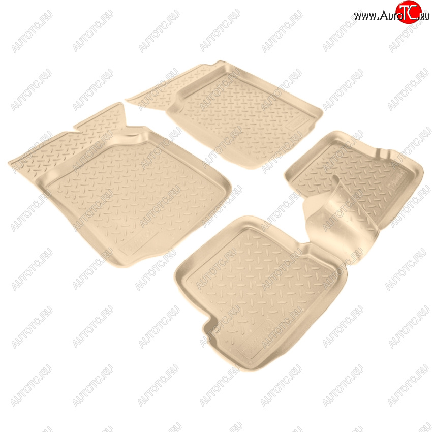 2 789 р. Коврики салона Norplast Unidec  Chery Amulet (Corda)  A15 (2003-2010), Vortex Corda (2010-2013) (Цвет: бежевый)  с доставкой в г. Керчь