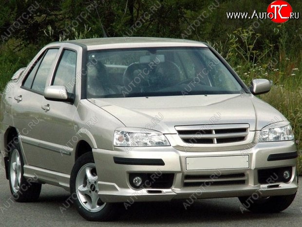 2 349 р. Накладки на колёсные арки CT Chery Amulet (Corda) A15 лифтбэк (2003-2010) (Неокрашенные)  с доставкой в г. Керчь