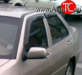 999 р. Комплект дефлекторов окон (ветровиков) 4 шт. Russtal Chery Amulet (Corda) A15 лифтбэк (2003-2010)  с доставкой в г. Керчь