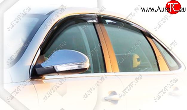 1 999 р. Дефлектора окон CA-Plastiс  Chery Arrizo 7 (2014-2016) дорестайлинг (Classic полупрозрачный, Без хром.молдинга)  с доставкой в г. Керчь